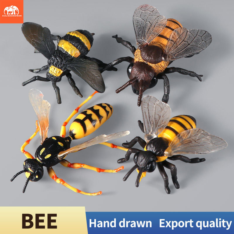 Kids Toys Xmas - Simulatie Wilde Dieren Model Actiefiguur Bee