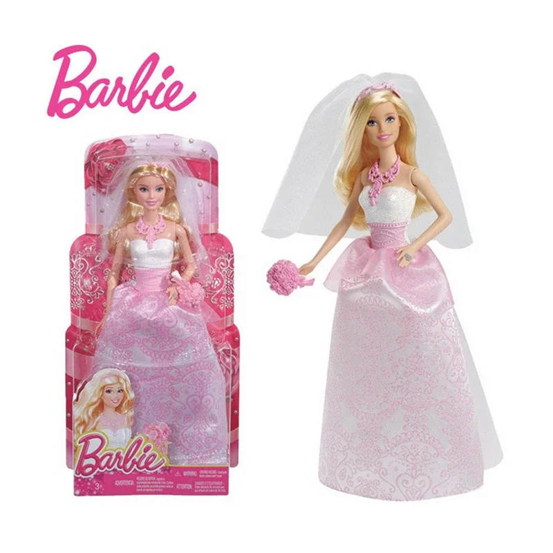 Kids Toys Xmas - Originele Mattel Barbie Bruidspop, prinsessenpop voor