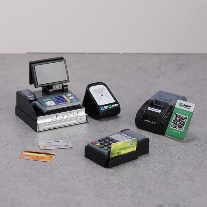 Toy Cash Register - Plastic verzamelfiguren Mini kassa POS-machine 1