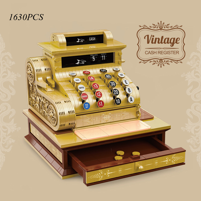 Toy Cash Register - Creatieve Klassieke Vintage Retro Kassa Mini