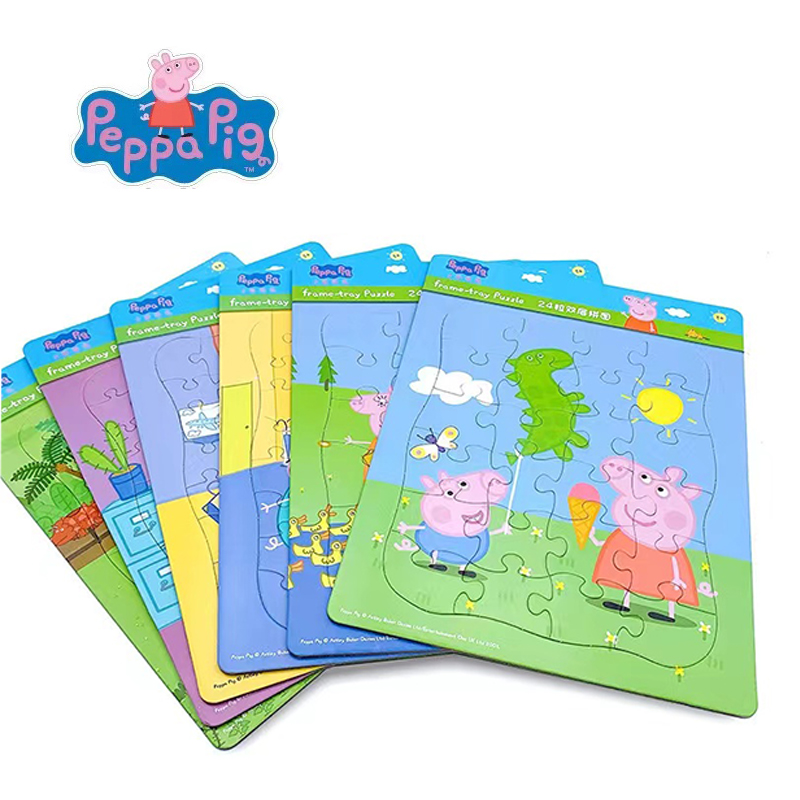 Kids Toys 3 Year Old - Peppa Pig Figuren MINI Legpuzzels Educatief