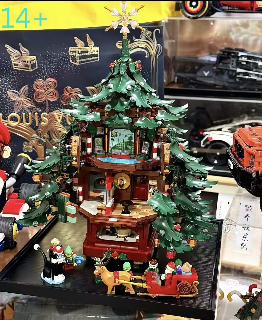 Kids Toys Xmas - De goedkoopste 3171-delige kerstboomdecoratie, bouwstenen, modelbouw,
