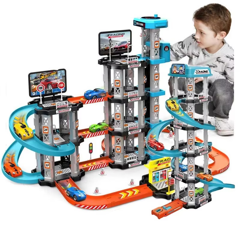 Auto-racebaan met helling spee - Catapult Launcher Toy recensie en prijs