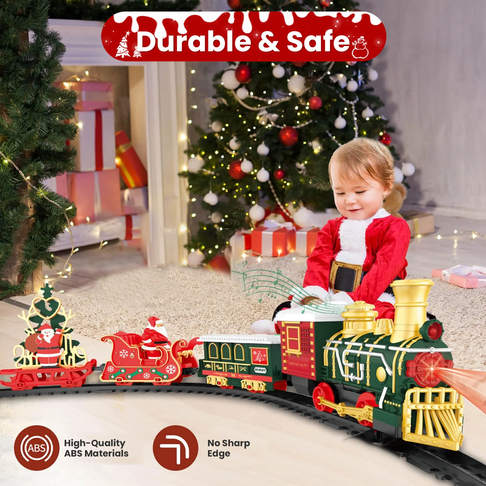 Kersttreinset Modelauto voor k - Kids Toys Xmas recensie en prijs