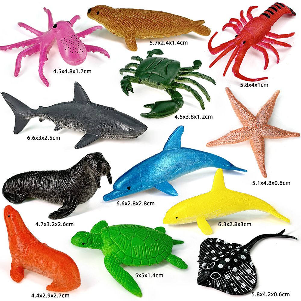 12 Stuks Oceaan Zeeleven Set D - Kids Toys 3 Year Old recensie en prijs