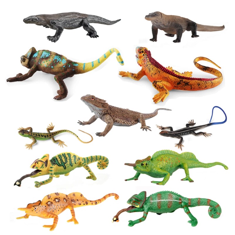 Iguana- en kameleonsfiguren, r - Kids Toys Reviews recensie en prijs