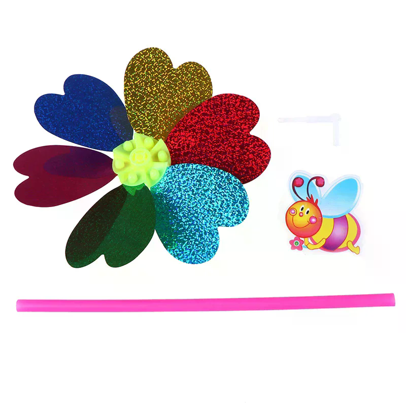 Kleurrijke pailletten windmole - Kids Yard Toys recensie en prijs
