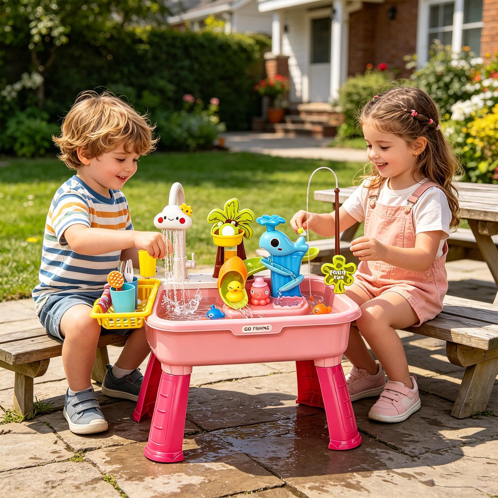 Elektrische speelgootsteen voo - Kids Toys Kitchen Set recensie en prijs