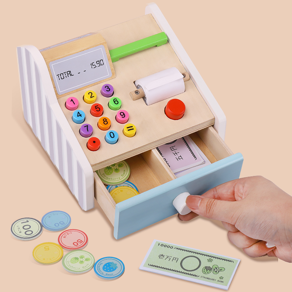 Houten Kassa Speelgoed Kinderw - Toy Cash Register recensie en prijs